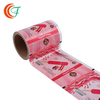 Niestandardowa drukowana folia do pakowania mrożonej żywności 0,05 mm-0,06 mm Plastikowa folia rolkowa Ice Cream Bar