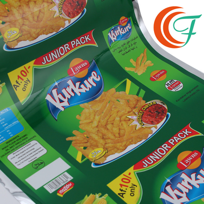 Chipsy Elastyczne folie opakowaniowe 0,06 mm Plastik BOPP Zwykły druk folii Metalizowana folia BOPP