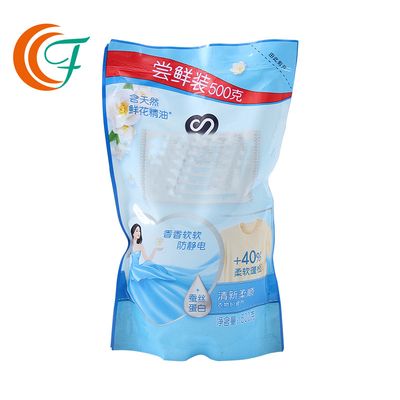 Anty-statyczny PET PE Stand Up Pocket For Laundry Detergent Powder Dostosowane plastikowe torebki