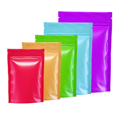 Kolorowe, wydrukowane, stojące opakowania, torebki z zamkiem, opakowania handlowe, plastikowe torebki